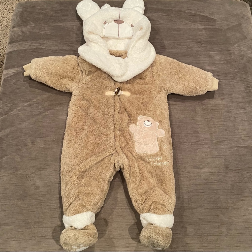 Hallmark Fuzzy Bear Onesie